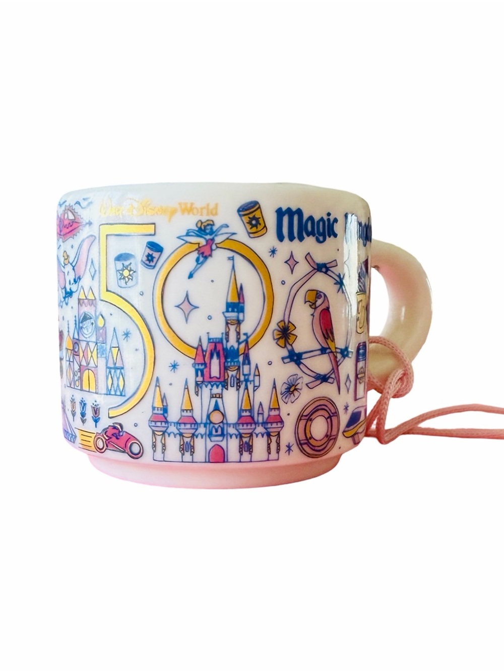 Starbucks Been There Walt Disney World 50th Magic Kingdom Mini Mug or Ornament
